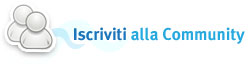 Iscriviti alla Community